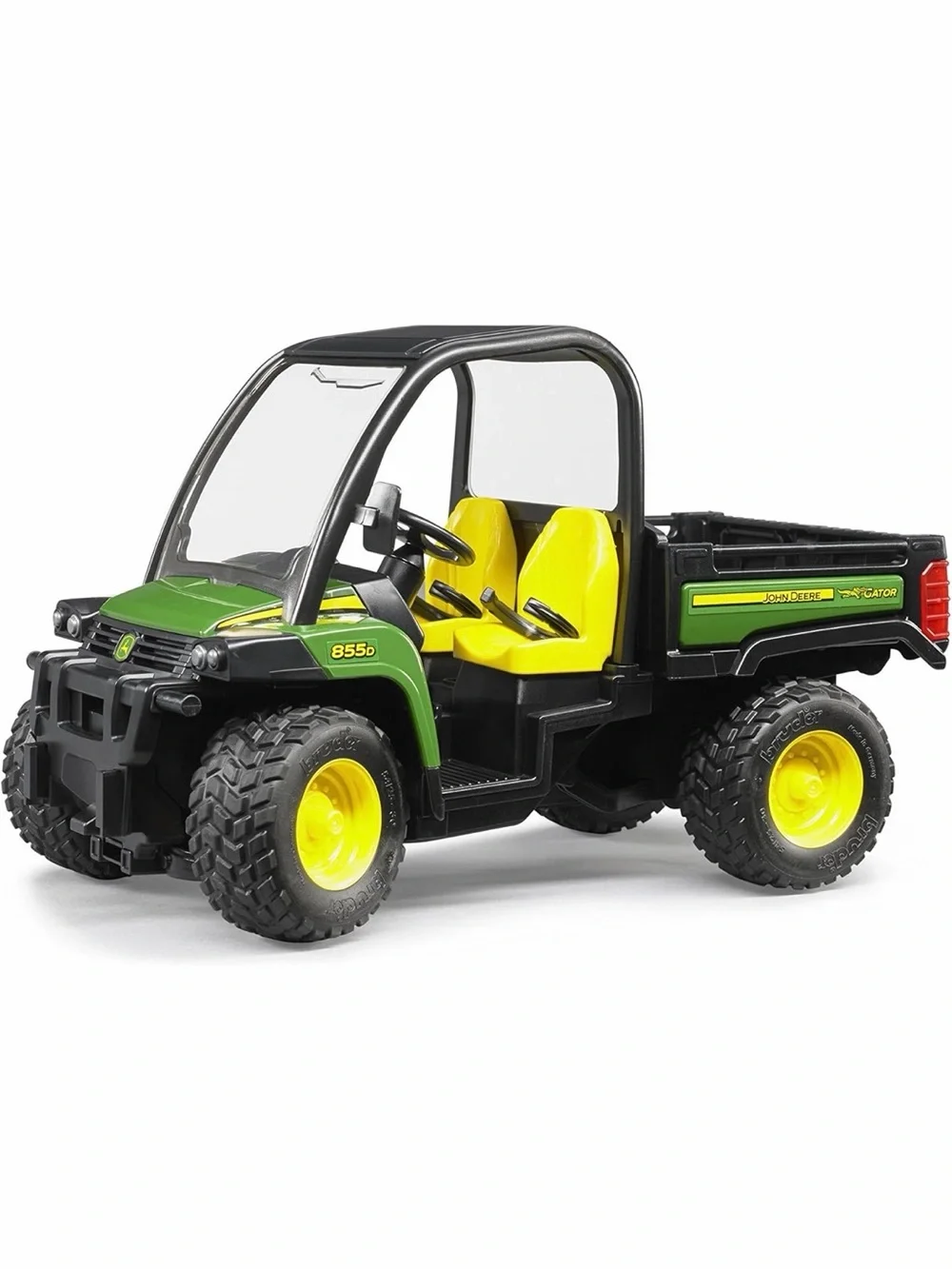 Bruder 09813 John Deere Gator XUV 855D with Opening Tailgate, Realistic Toy